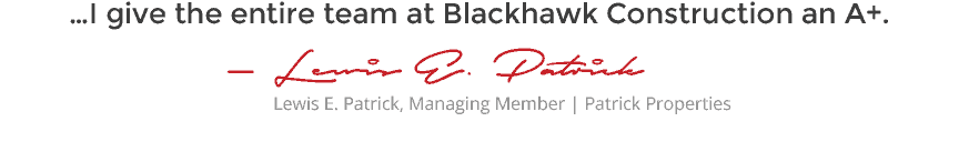 Blackhawk Testimonials